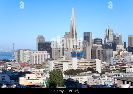 Sur les toits de la ville, San Francisco, Californie, États-Unis d'Amérique, Amérique du Nord Banque D'Images