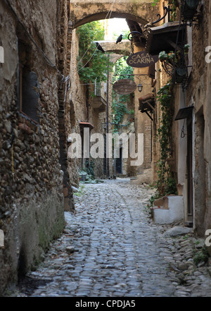 Bussana Vecchia, Ligurie, Italie, Europe Banque D'Images