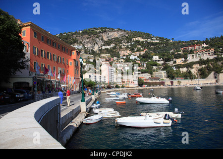 Port, Villefranche sur Mer, Alpes Maritimes, Côte d'Azur, French Riviera, Provence, France, Europe Banque D'Images