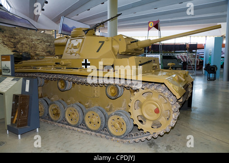 German Panzer III / 3 au réservoir Tank Museum, Bovington, Dorset UK. Banque D'Images