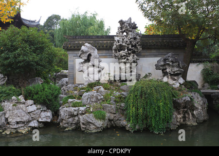 Le Jade exquis, Rock (Yu Yuan), les jardins de Yuyuan Shanghai, Chine, Asie Banque D'Images