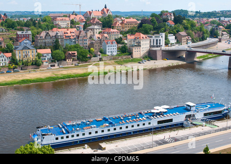 La ville de Meissen, Saxe, Allemagne, Europe Banque D'Images