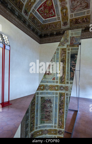 L'Italie, Ferrara, à l'intérieur du château Estense Banque D'Images