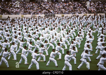 La cérémonie d'ouverture des Jeux Olympiques d'été de l1988, Séoul, Corée. Banque D'Images