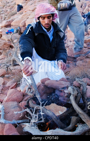 Bédouins Howeitat Mohamed Wadi Rum Jordanie Banque D'Images