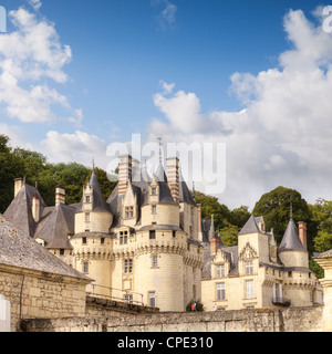 Chateau Usse, Rigny-Usse, Loire, France. Banque D'Images