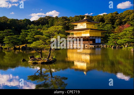 Le Kinkaku-ji (Temple du pavillon d'Or), Kyoto, Japon, Asie Banque D'Images