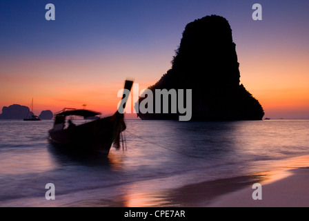 Happy Island, Hat Phra Nang, Railay, province de Krabi, Thaïlande, Asie du Sud, Asie Banque D'Images