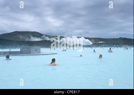 Blue Lagoon Resort, Svartsengi, Islande, régions polaires Banque D'Images