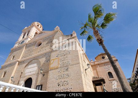 Église d'Almunecar, Costa Tropical, Province de Grenade, Andalousie, Espagne, Europe Banque D'Images
