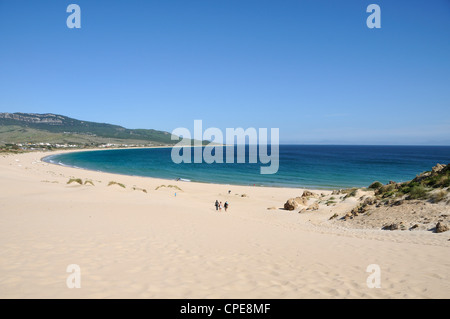 Plage de Bolonia, Tarifa, Province de Cadix, Costa de la Luz, Andalousie, Espagne Banque D'Images