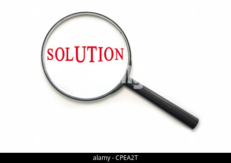 Solution Banque D'Images