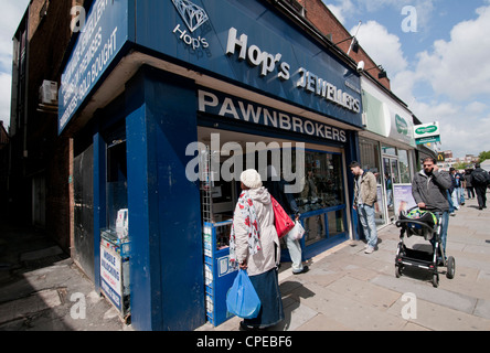 Courtier en pion Boutique Lewisham Londres Du Sud Banque D'Images