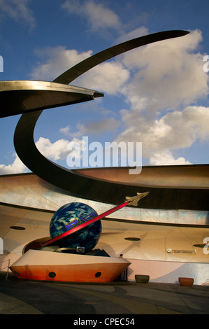 Attraction touristique de l'espace Mission à Walt Disney's Epcot Resort, Orlando, Floride, USA. Banque D'Images