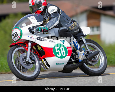 MUTSCHELLEN, SUISSE - 29 avril : Vintage moto Yamaha TD2 à partir de 1970 sur l'affichage au Grand Prix en avril, SUI Mutschellen Banque D'Images