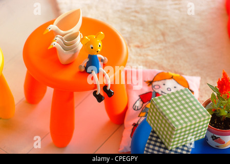 Les jouets dans la chambre de l'enfant Banque D'Images