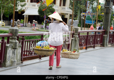 Vietnam, Da nang. bâtiment datant du xve siècle village de Hoi An, un important port de commerce du 15ème au 19ème siècle. Banque D'Images