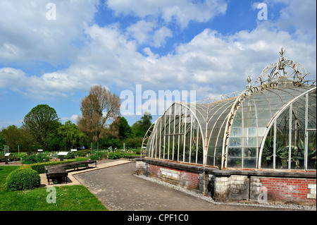 La serre de Balat à l'effet de serre dans l'herbetum Jardin Botanique National de Belgique à Meise Banque D'Images