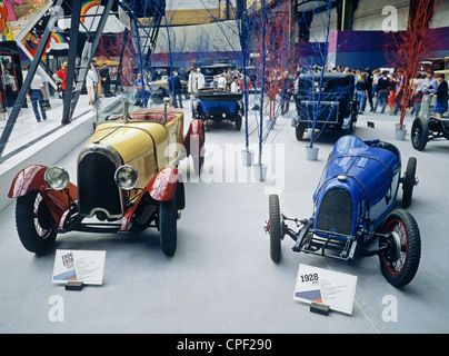 1984 exposition de voitures anciennes, Turcat-Mery type U-G Sport 1926/1928, BNC Sport Type 527 1928, Grand Palais Interior, Paris, France Europe 1980s Banque D'Images