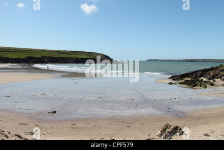 West Angle Bay Beach à Pembrokeshire Banque D'Images