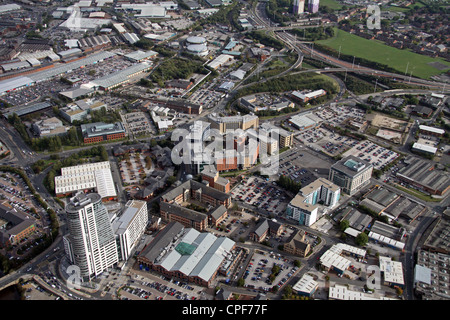 Vue aérienne de la région de Leeds, à seulement au sud du centre-ville Banque D'Images