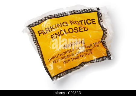 Ticket de parking - John Gollop Banque D'Images