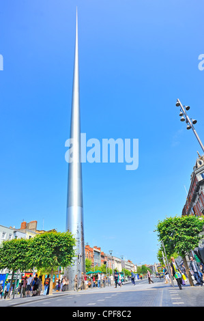 DUBLIN - 4 juin : la spire de Dublin historique le 4 juin 2011 à Dublin, Irlande. Banque D'Images