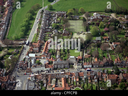 Vue aérienne de l'Amérique du Bar sans en Beverley, East Yorkshire Banque D'Images