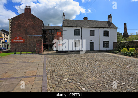 Gladstone Pottery Museum de Longton, Stoke on Trent, Staffordshire, Angleterre, Royaume-Uni. Banque D'Images