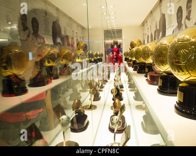 Musée du Real Madrid au Santiago Bernabeu à Madrid, Espagne Banque D'Images