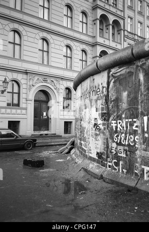 Le mur de Berlin sur la rue Luckauer, Berlin, Allemagne Banque D'Images