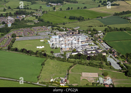 Vue aérienne de l'hôpital orthopédique Robert Jones & Agnes Hunt, Oswestry, Shropshire Banque D'Images