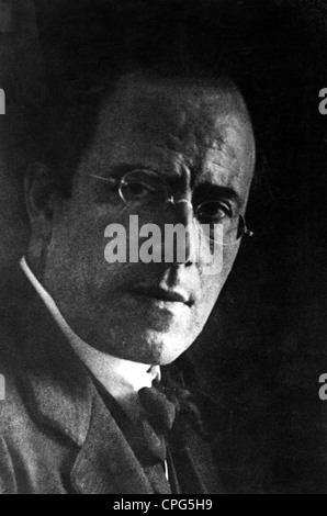 Mahler, Gustav, 7.7.1860 - 18.5.1911, musicien autrichien (compositeur, chef d'orchestre), portrait, Banque D'Images