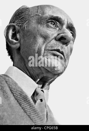 Schoenberg, Arnold, 13.9.1874 - 13.6.1951, compositeur autrichien, portrait, vers 1945, Banque D'Images