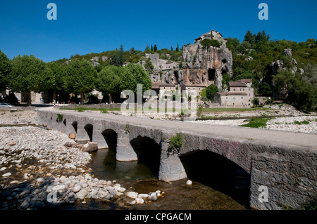 Labeaume, Ardèche, France Banque D'Images