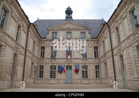 L'Hôtel de Ville (mairie ou hôtel de ville) à Verdun, Meuse, Lorraine, France. Banque D'Images