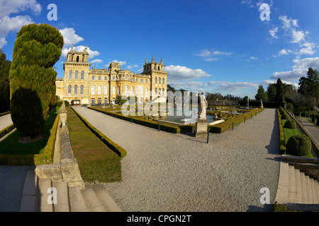 Le Palais de Blenheim, Woodstock, Oxfordshire, England, UK, Royaume-Uni, Iles britanniques, GO, Grande-Bretagne, Europe Banque D'Images