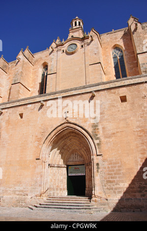 La Basilique Cathédrale de Minorque (Catedral), la Plaça de la Catedral, ciutadella de menorca, Minorque, Iles Baléares, Espagne Banque D'Images