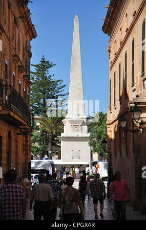 Marché le samedi, Plaça Des Naissance, ciutadella de menorca, Minorque, Iles Baléares, Espagne Banque D'Images