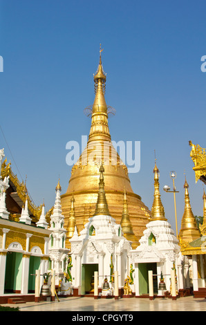 Schwedagon Yangon, Myanmar, Banque D'Images
