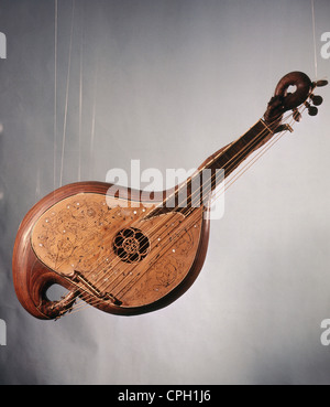 Musique, instrument, instruments à cordes, guitare, de la partie asiatique de la Russie, 19e siècle, 19e siècle, historique, historique, Russie, Asie, chordophone, instrument, instrument de musique, instrument, instruments de musique, instruments, instruments à cordes à cordes, droits additionnels-Clearences-non disponible Banque D'Images