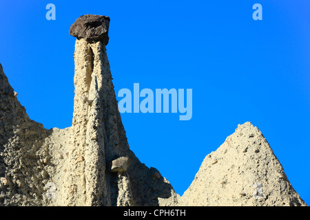 Benton, moraine, pyramide de la terre, de la terre, la vallée des pyramides Eringer, érosion, forme, forme, of Euseigne, formes, formes, ciel, de limon, de la nature Banque D'Images