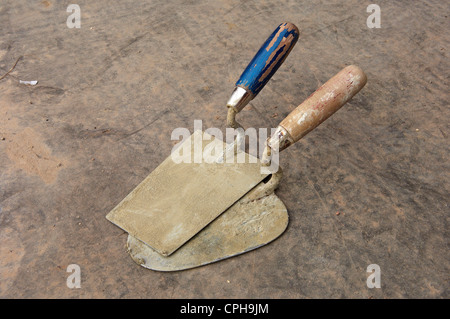 Deux truelle Banque D'Images