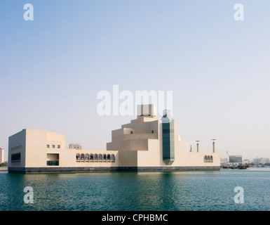 Musée d'art islamique sur la Corniche à Doha Qatar , architecte IM Pei Banque D'Images