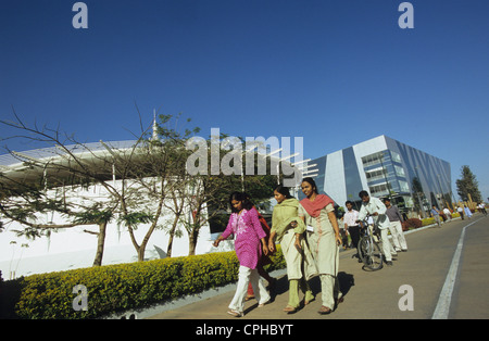 L'INDE Bangalore , BPO au campus d'Infosys dans la ville de l'électronique, Infosys est un important développeur de logiciels et offres e-solution Banque D'Images