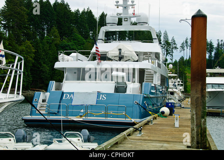 La pêche au saumon,avril,Point,l'île Quadra célèbre pêche du saumon quinnat, Campbell River, Vancouver Island, British Columbia, Canada Banque D'Images