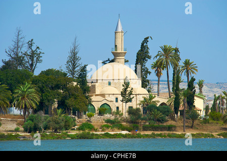 Le sud de Chypre, Chypre, Europe, Grec, Hala Sultan Tekke Hala Sultan Tekke, mosquée, Larnaka, mosquée, des mosquées, des capacités, des bâtiments, Banque D'Images