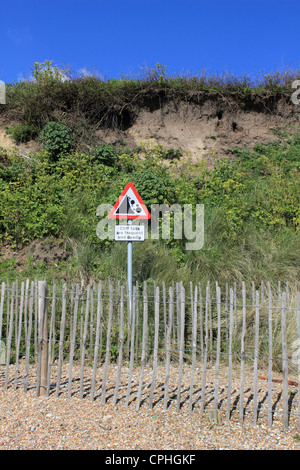 Plage de Dunwich Suffolk Angleterre UK Banque D'Images