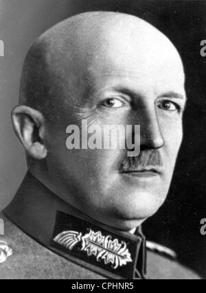 Portrait du Général Kurt von Schleicher, 14 janvier 1927 (photo n/b) Banque D'Images