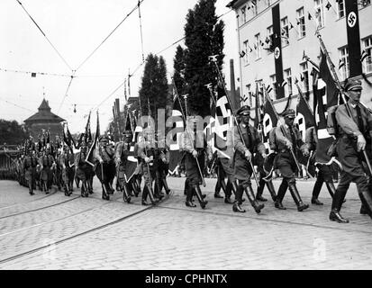 Les dirigeants politiques au cours du mois de mars 1934, Nuremberg Banque D'Images